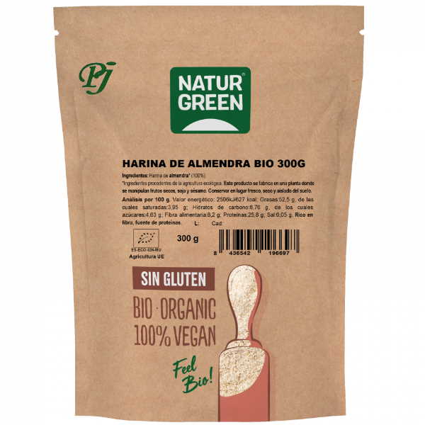 Harina Almendras 300Gr - Naturgreen